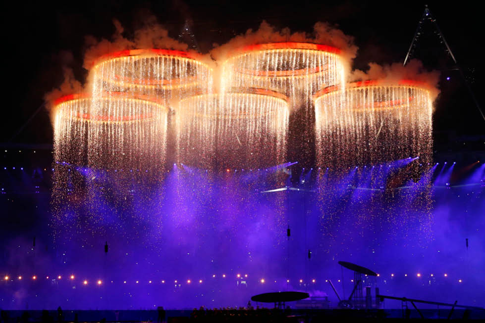 London Olympic rings