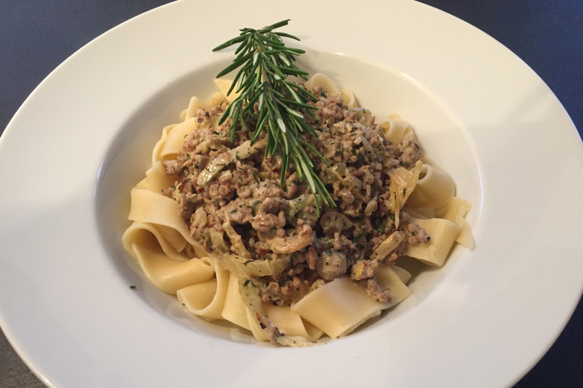 Fennel and Pork Pappardelle