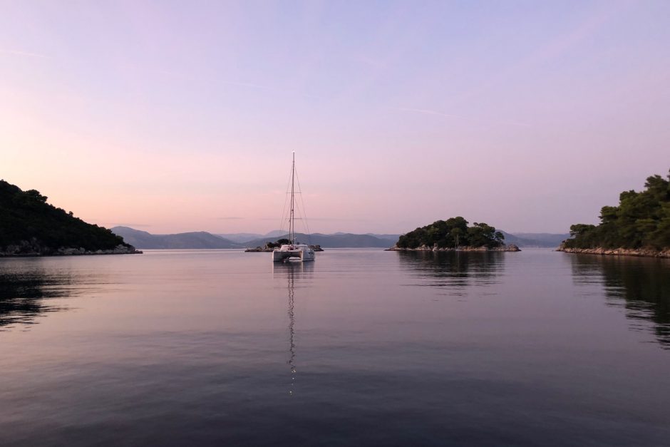 croatia sailing sunset